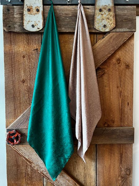 Jacquard Silk Scarf (34"x 34")