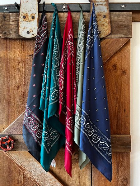 Bandana Silk Scarf (34"x34")