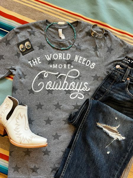 CLEARANCE The World Needs More Cowboys Tee