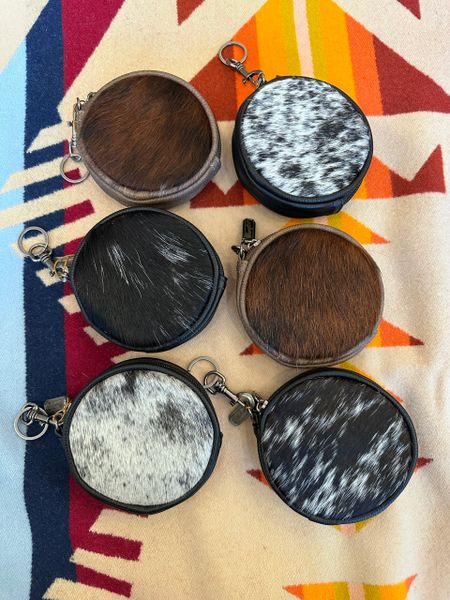 CLEARANCE Hair On Hide Coin Pouch