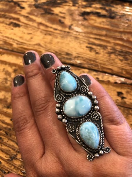 CLEARANCE Larimar Ring