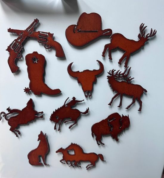 Rustic Iron Magnet