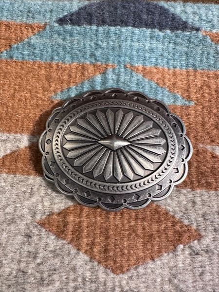 Nocona Belt Buckle - Oval Sunburst