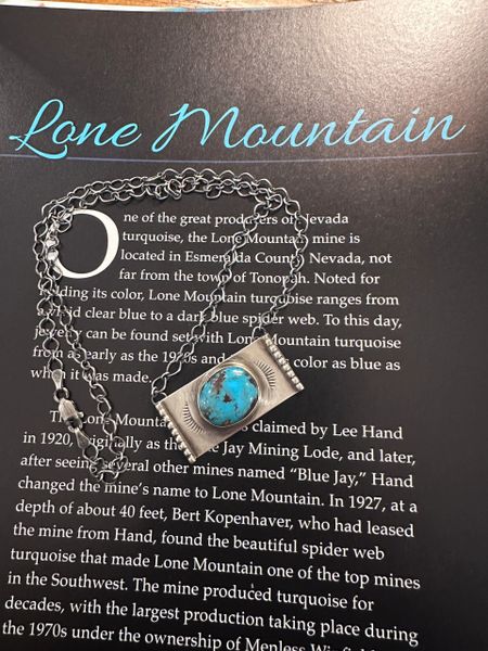 Lone Mountain Turquoise Necklace