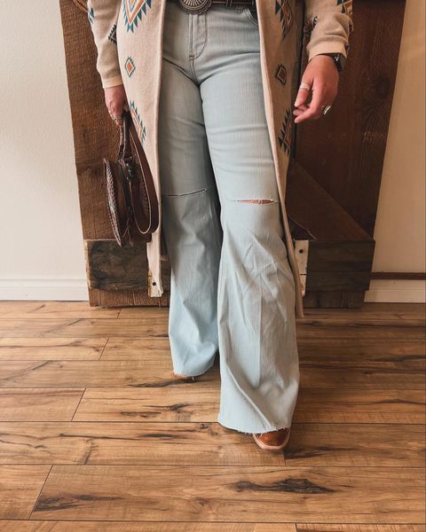 Ophelia Ice Flare Jean