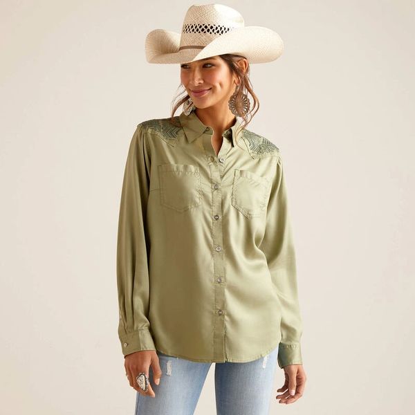 CLEARANCE Erika Long Sleeve Button Up Shirt