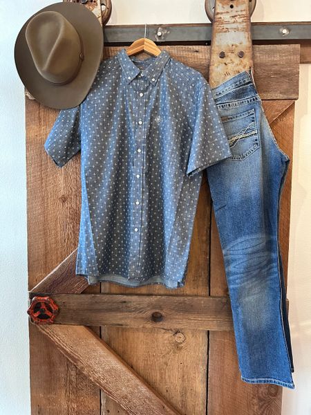 Kace Chambray Short Sleeve Shirt