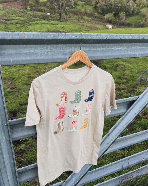 Boots on Repeat Tee