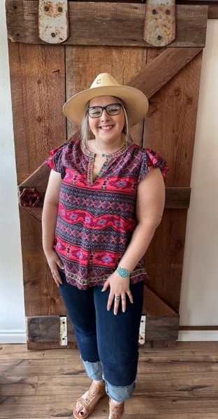CLEARANCE Iris Blouse (Plus Size)