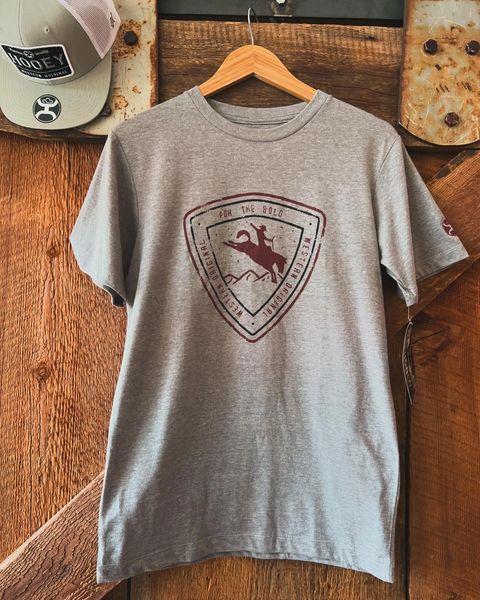 CLEARANCE Hooey Summit T-shirt Grey/Black/Red