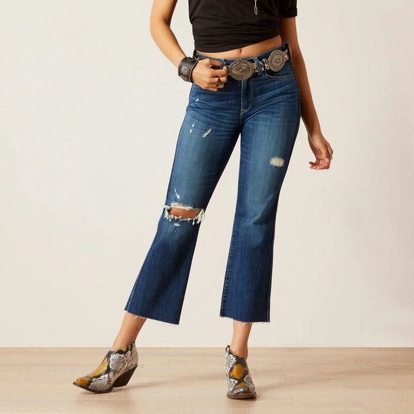 CLEARANCE Caroly Flare Crop Jean