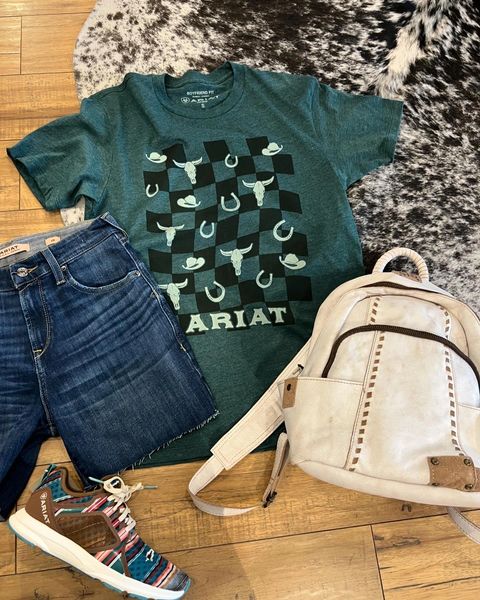 Western Checkers Tee