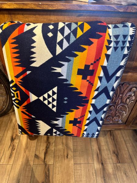 Nehalem Saddle Blanket (Navy)