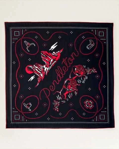 Cowboy Black Bandana