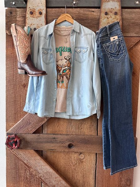 Blue Snap Long Sleeve Shirt