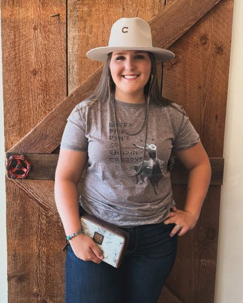 Daddy Said Don't Go Chasin' Cowboys Tee