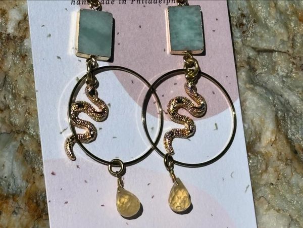Remi Snake Earrings