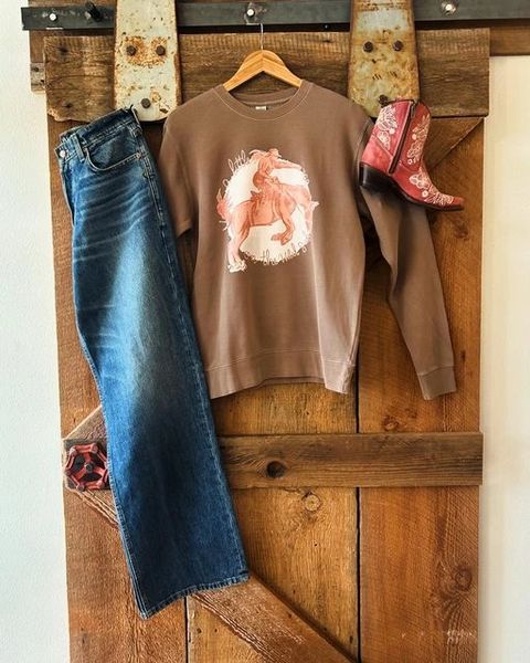 CLEARANCE A Little on the Wild Side Crewneck