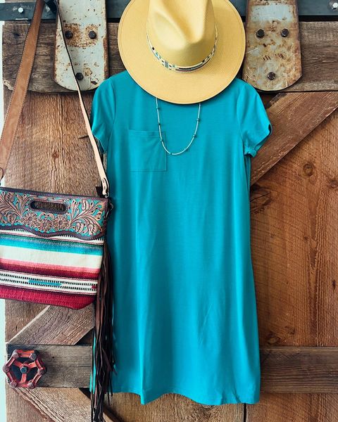 Heather T-Shirt Pocket Dress