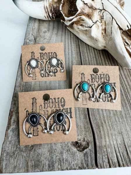 Squash Blossom Stud Earrings