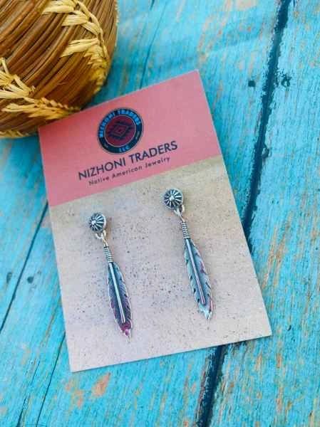 Feather Dangle Earrings