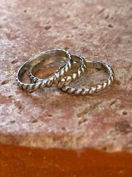 Silver Twist Ring