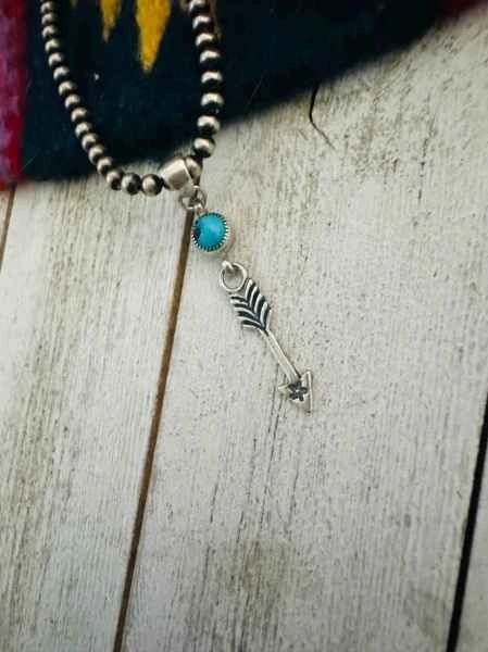 Turquoise Arrow Pendant