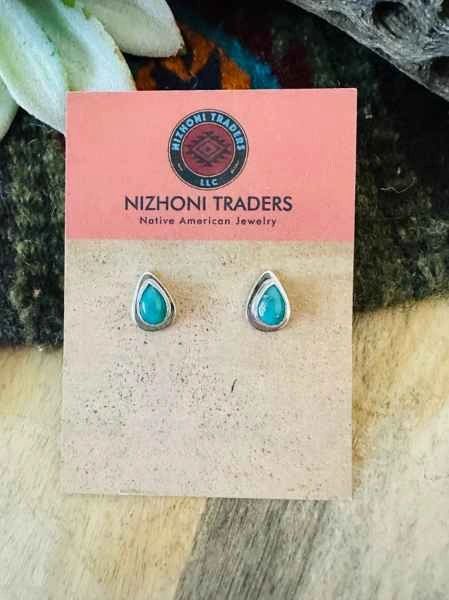 Teardrop Turquoise Earrings