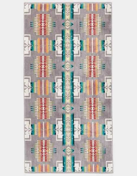 Chief Joseph Grey Bath Towel