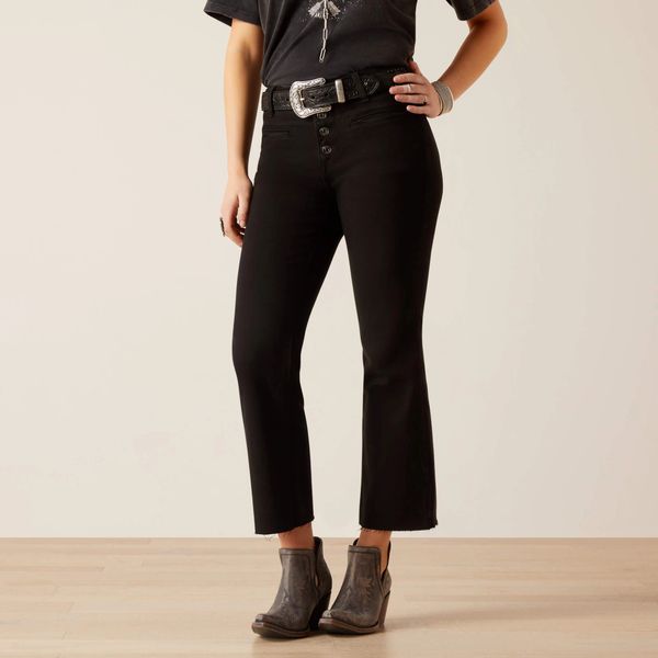 Ariat Jazmine Kick Flare Jean Black