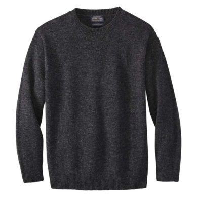Pendleton Black Wool Crewneck Sweater