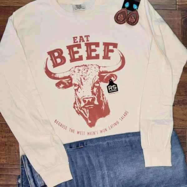Eat Beef Long Sleeve T-Shirt