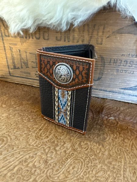 Ariat Horsehair T-fold Wallet