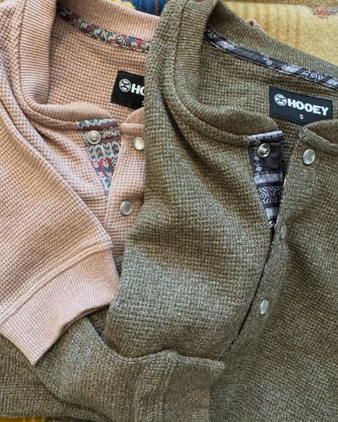 Men's Thermal Henley (two colors)