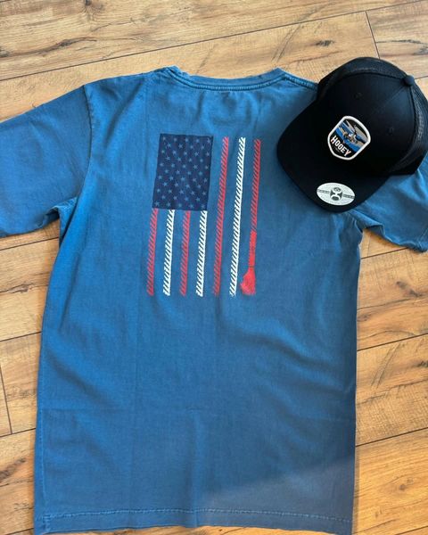 Hooey Liberty Roper Navy Tee