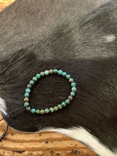 African Turquoise Beaded Bracelet