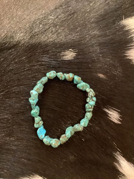 Small Chunky Turquoise Bracelet