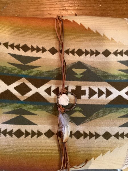 Leather Dreamcatcher Necklace