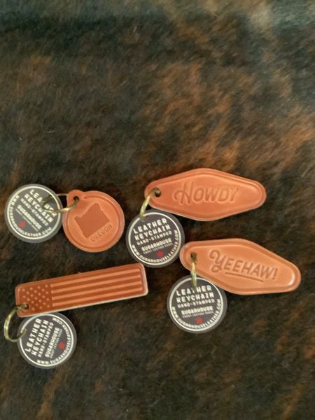 Sugarhouse Leather Keychains