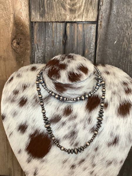 Navajo Silver Beaded Choker
