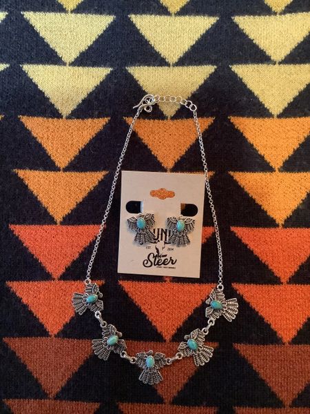 Thunderbird Necklace & Earring Set