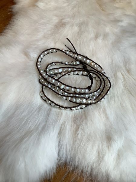 Cultured Pearl Wrap Bracelet