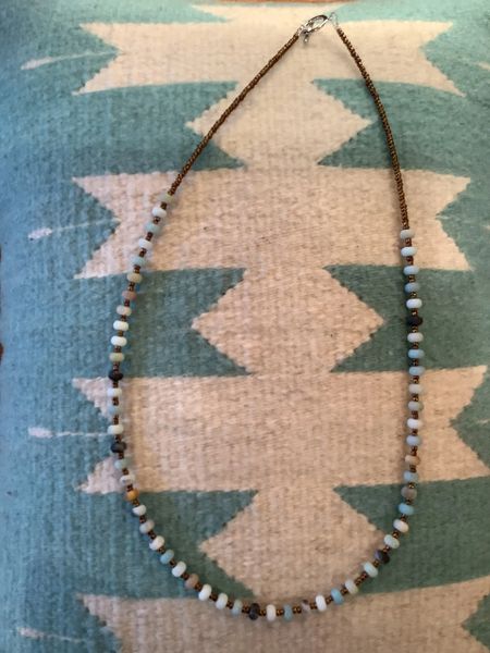 Amazonite Bead Necklace