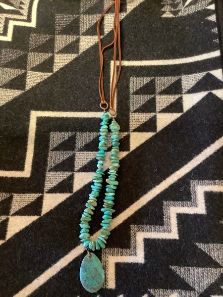 Natural Chunky Turquoise Necklace