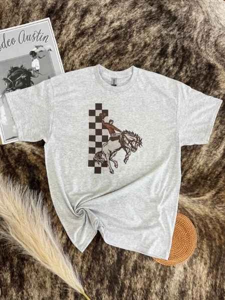 Checker Bronc T-Shirt