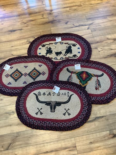 Braided Jute Floor Rug