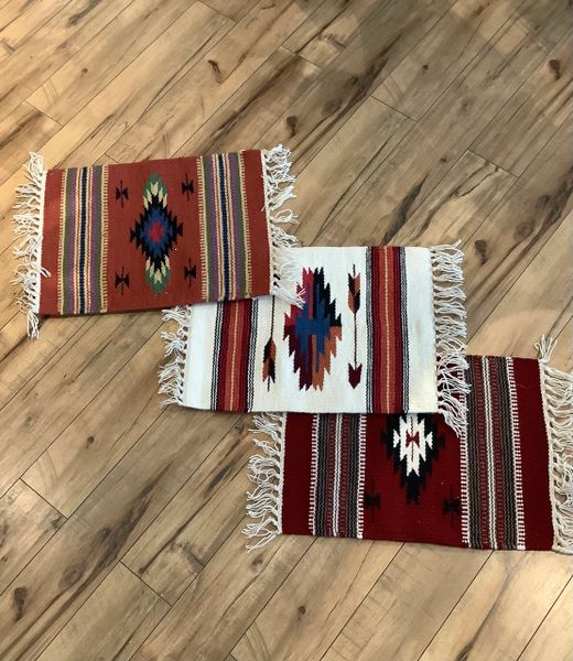 Handwoven Wool Chimayo Place Mats