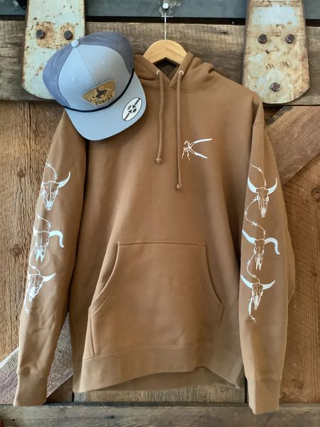 Steer Skull Graphic Hoodie