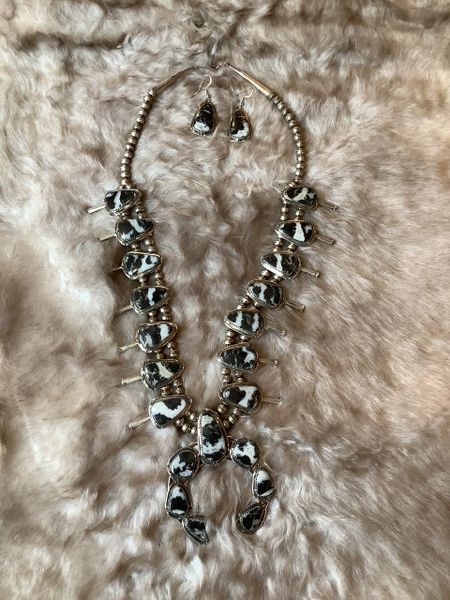 Zebra Jasper Squash Necklace