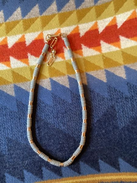 Grey Choker Necklace